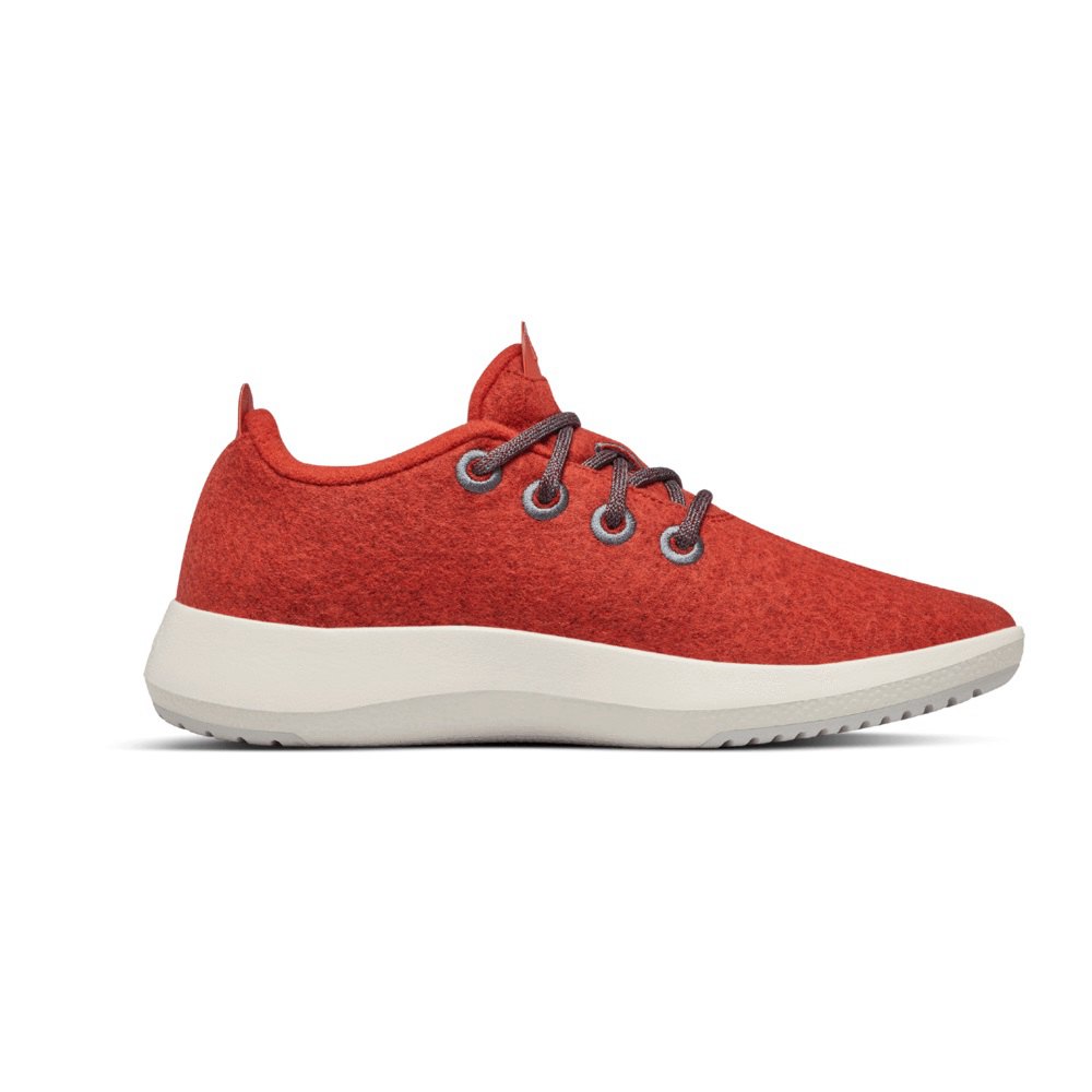 Allbirds Men\'s Wool Runner Mizzles - Sneakers Red - BDU237059